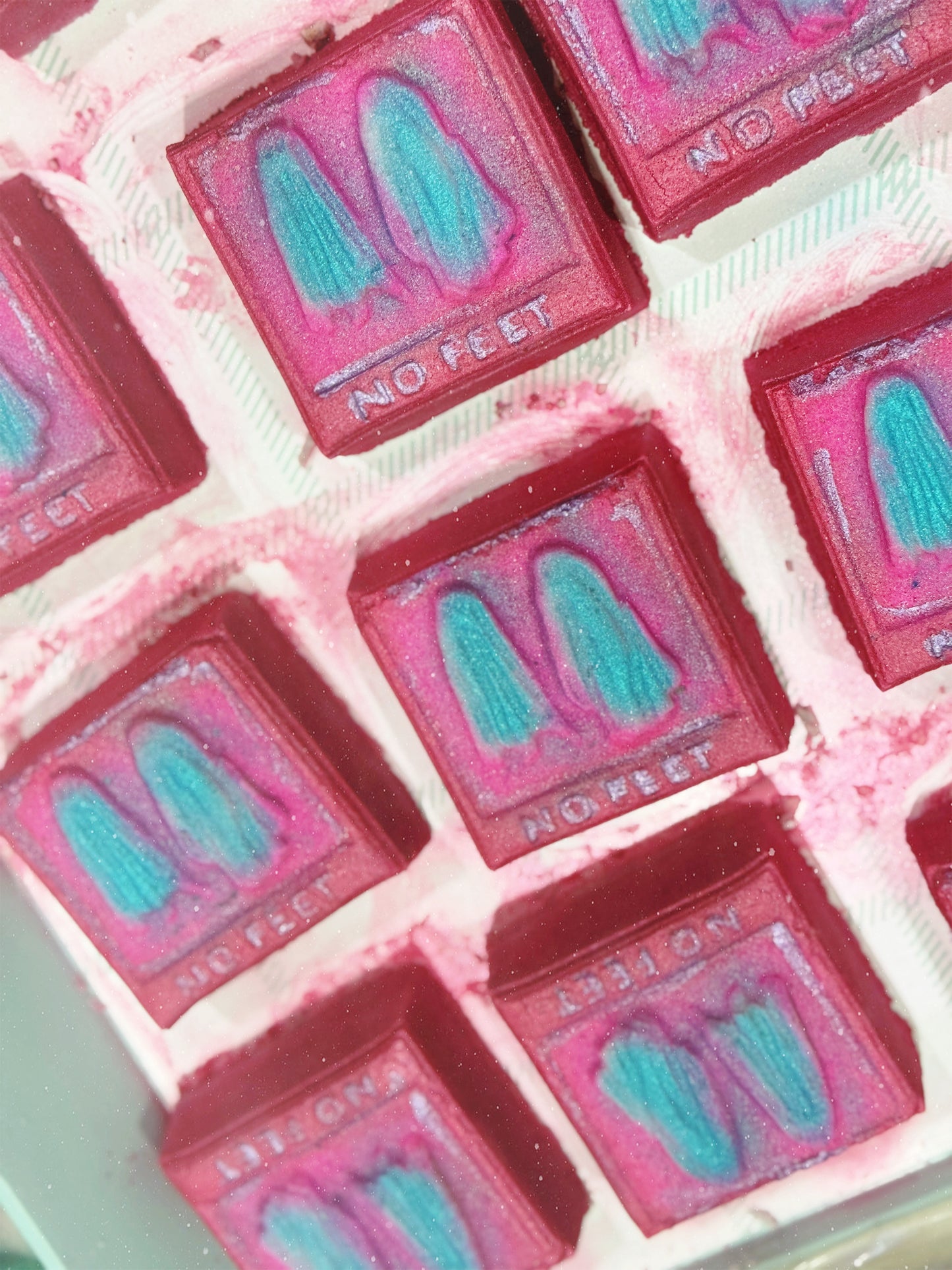 "Strange & Unusual" - Blue Raspberry Slushie bath Bomb