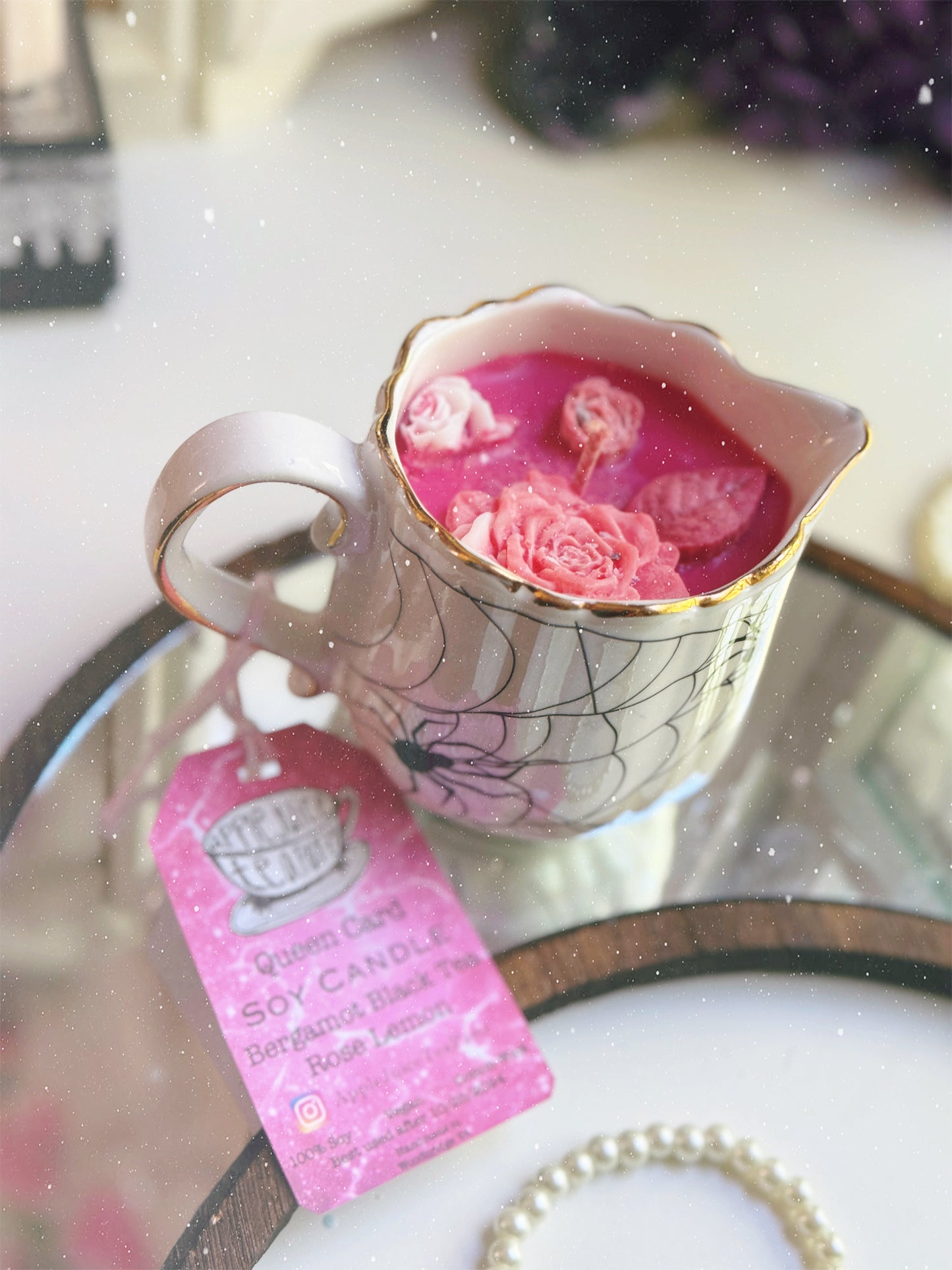 "Queen Card” - Bergamot Black Tea Rose Lemon