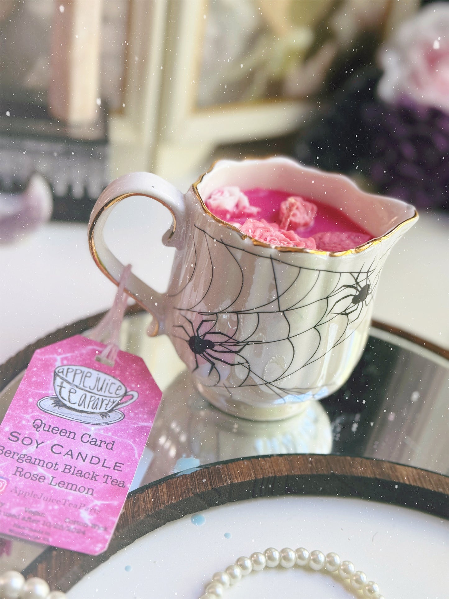 "Queen Card” - Bergamot Black Tea Rose Lemon