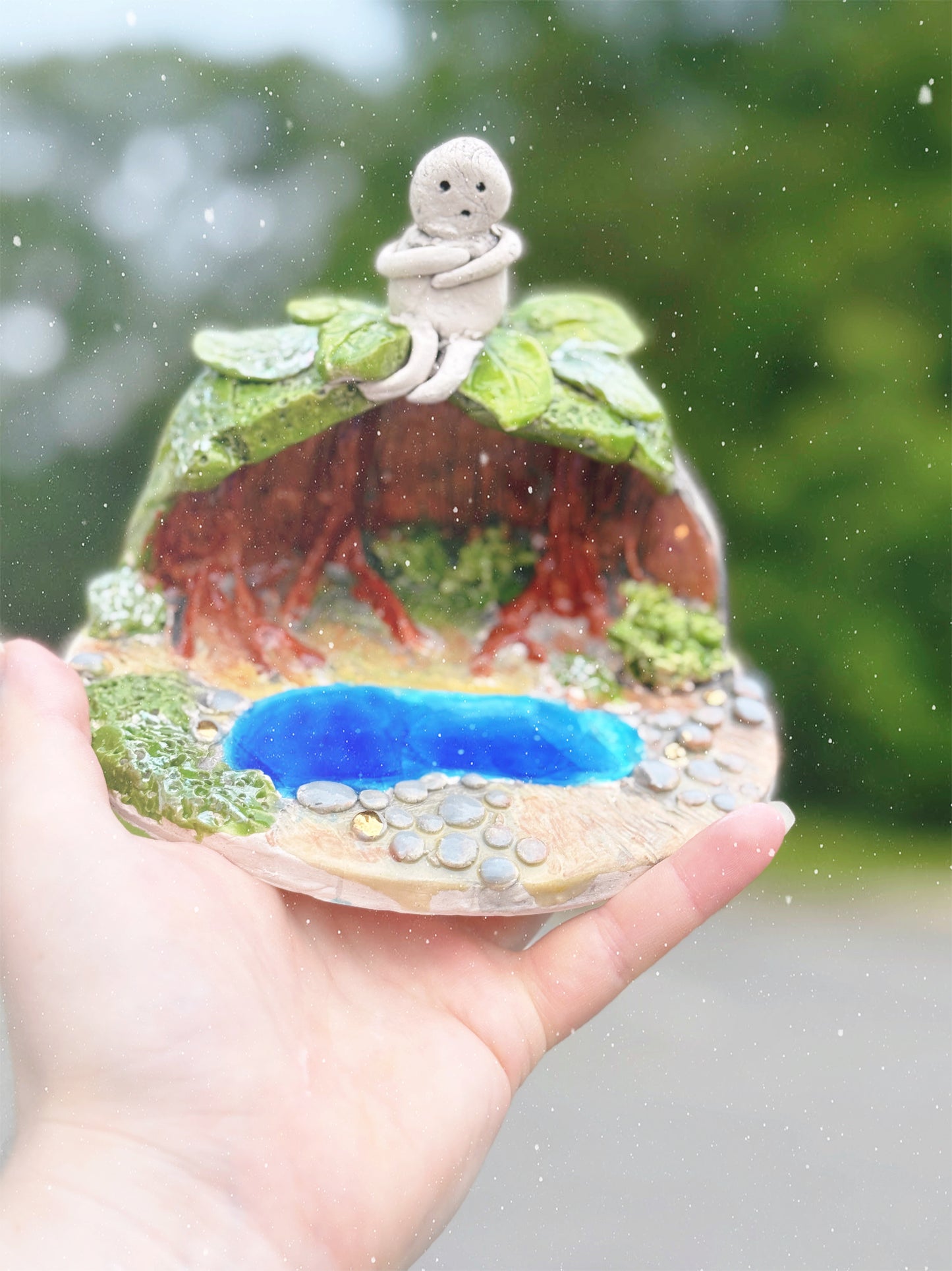 Lil' Forest Guardian Ceramic Alter