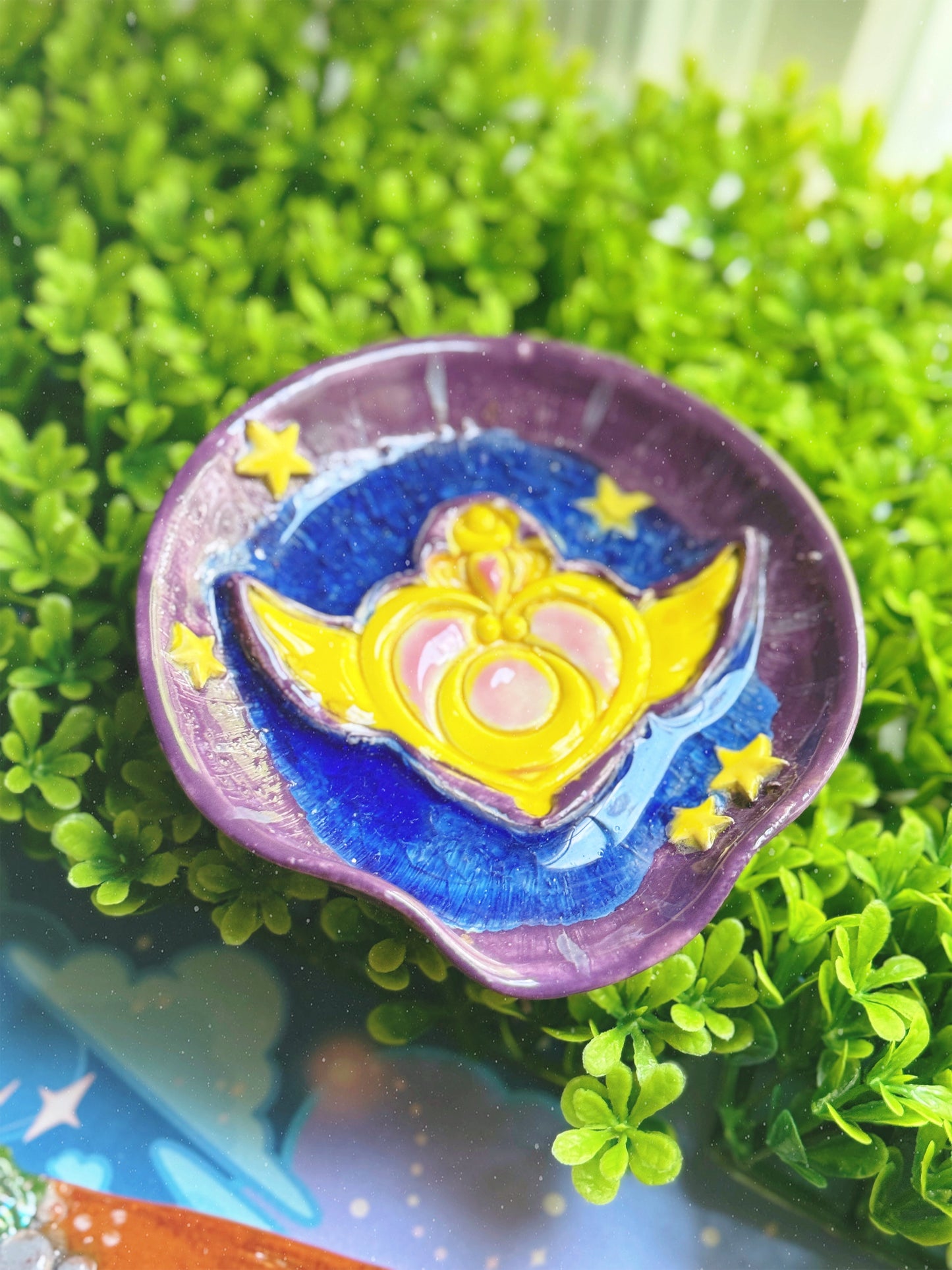Moon Princess Ceramic Spoon Rest
