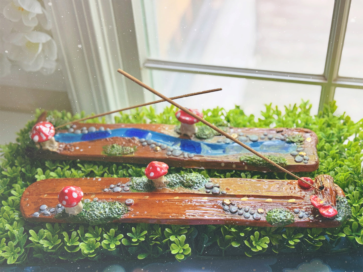 Ceramic Forest Incense Burner