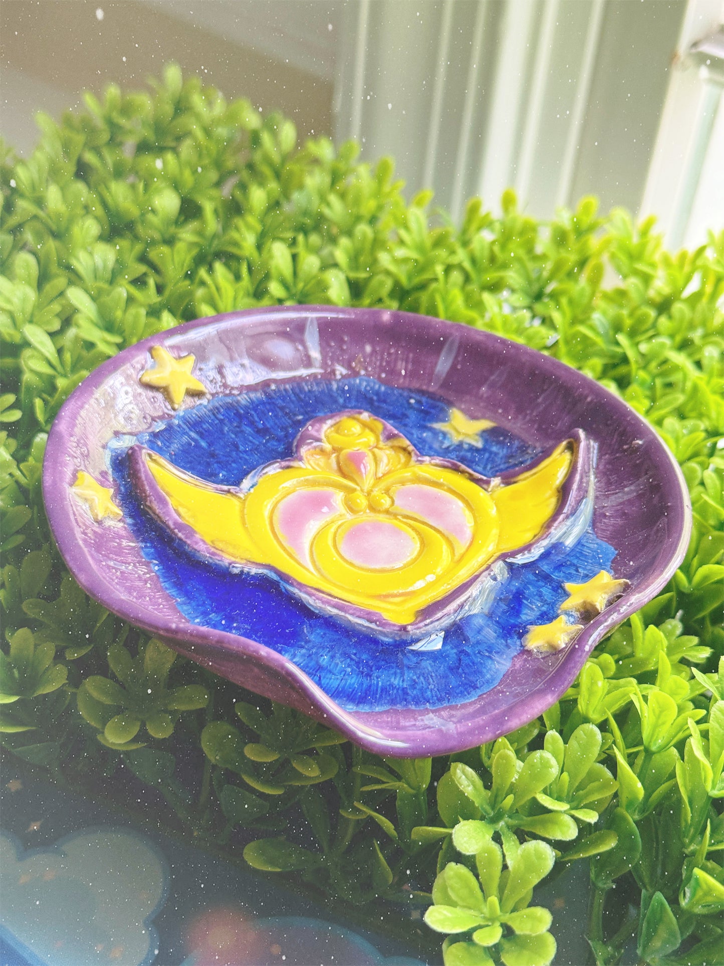 Moon Princess Ceramic Spoon Rest