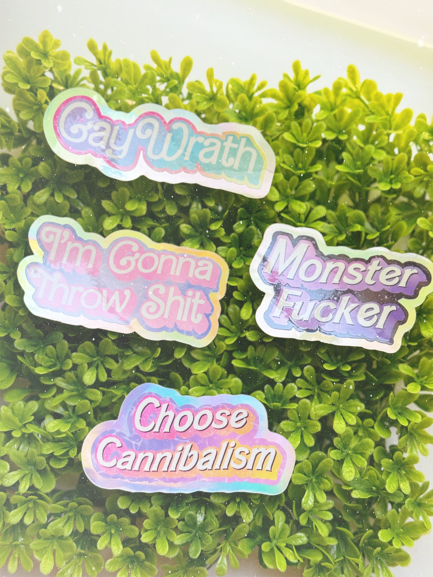 I'm Gonna Throw Shit Vinyl Sticker