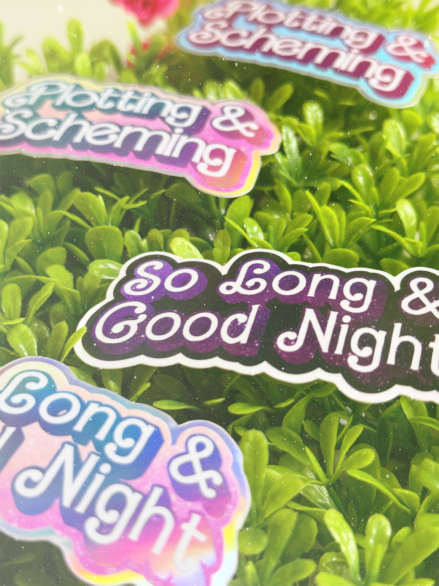 So Long & Good Night Vinyl Sticker