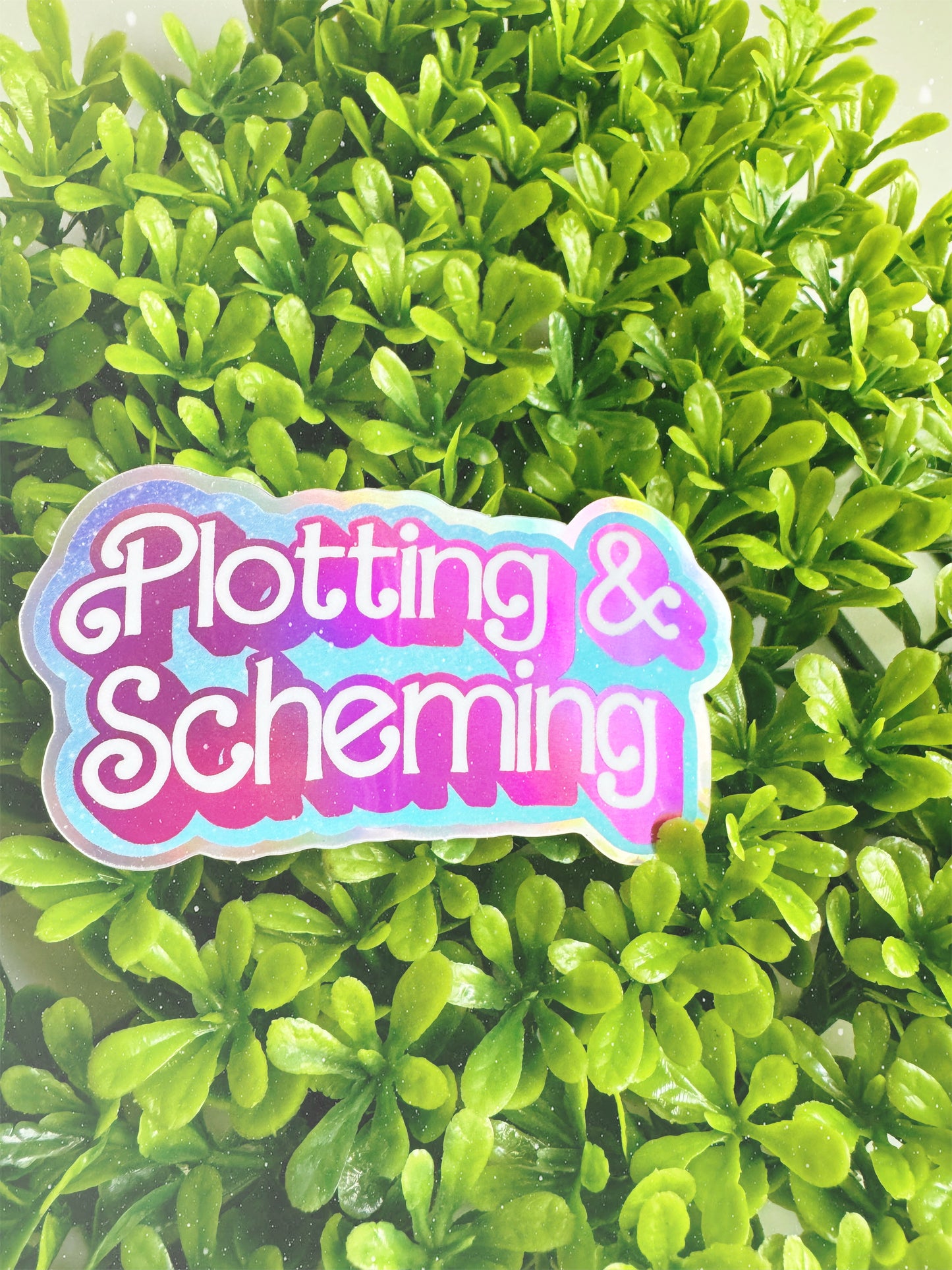 Plotting & Scheming Vinyl Sticker