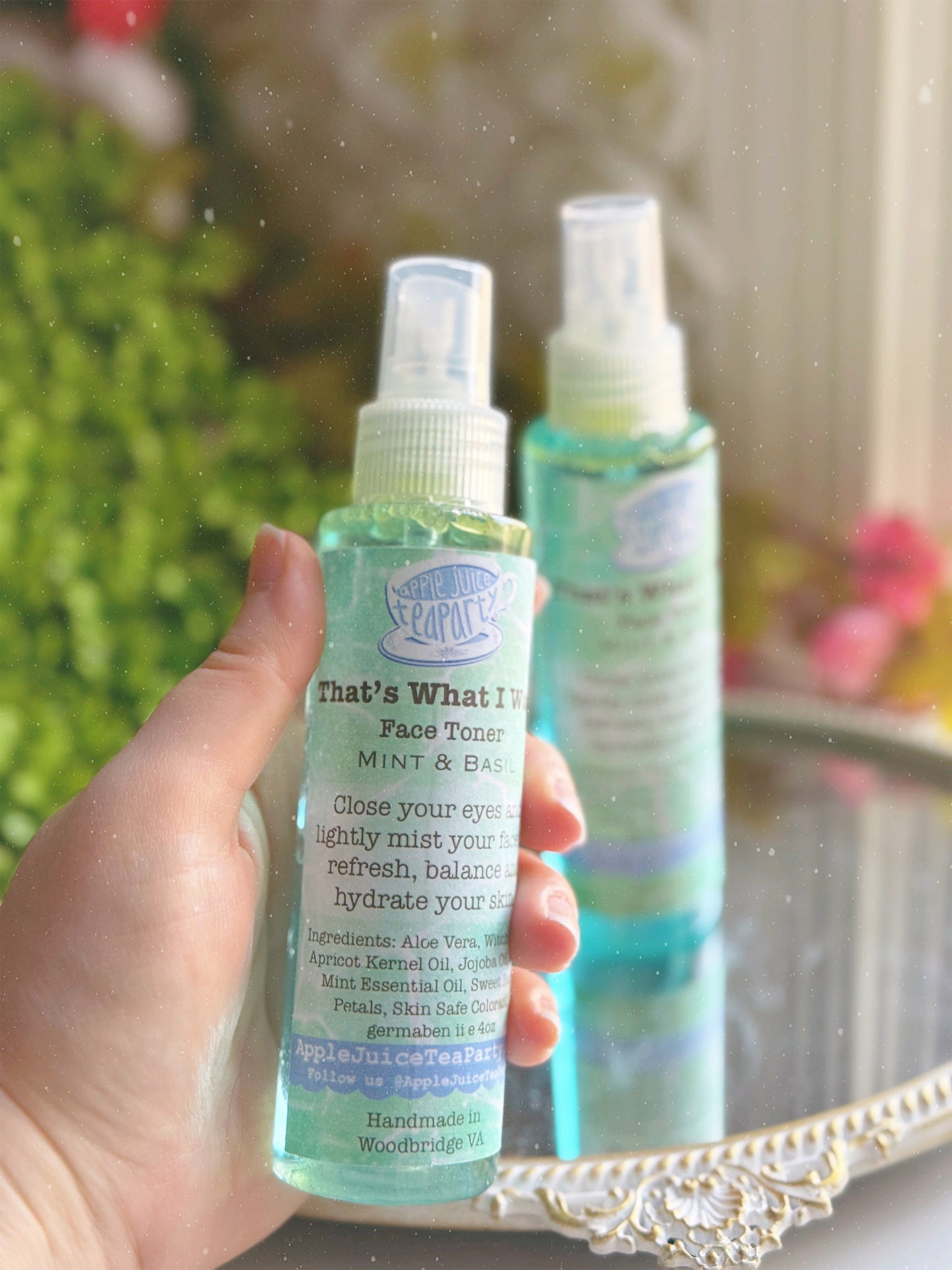 "That's What I Want" Mint & Basil Face Toner