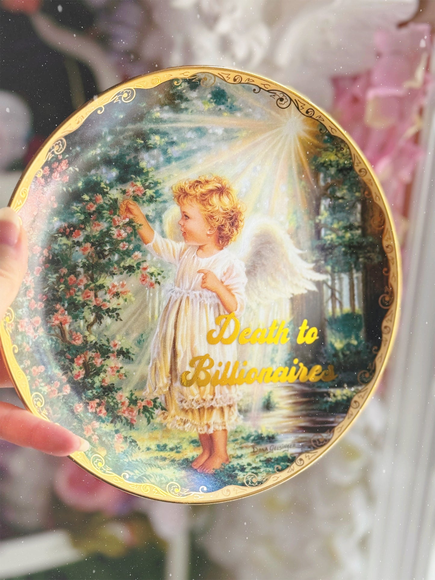 Death to Billionaires - Dirty Dish - Wall Decor