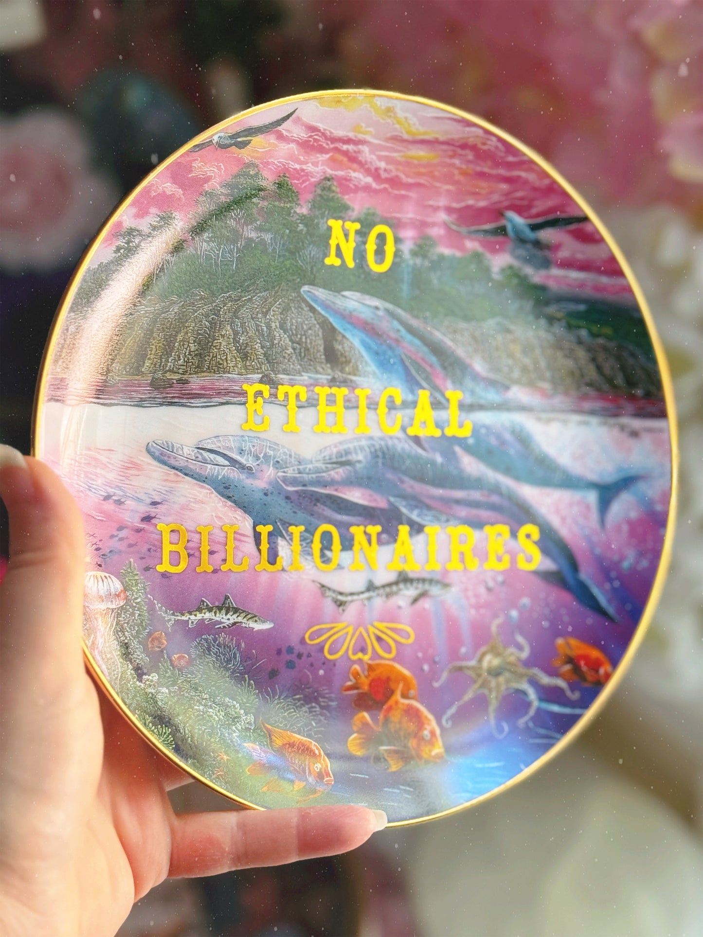 No Ethical Billionaires - Dirty Dish - Wall Decor