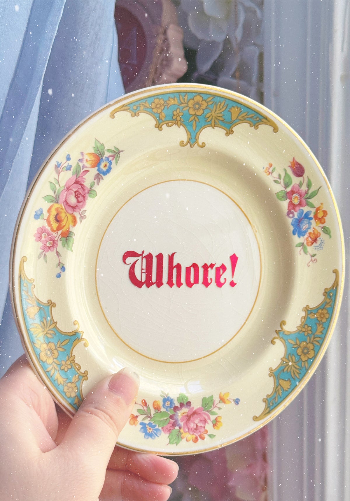 Whore! - Dirty Dish - Wall Decor