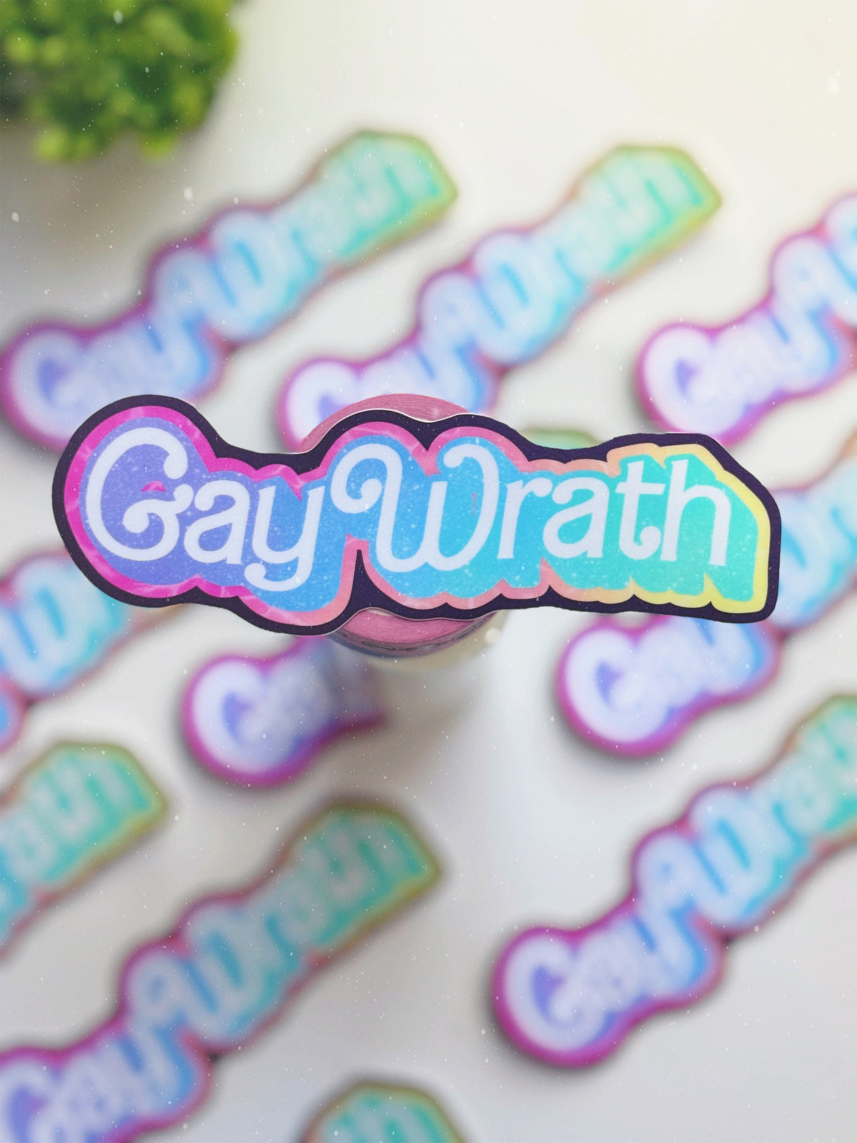 Jumbo Gay Wrath Vinyl Sticker