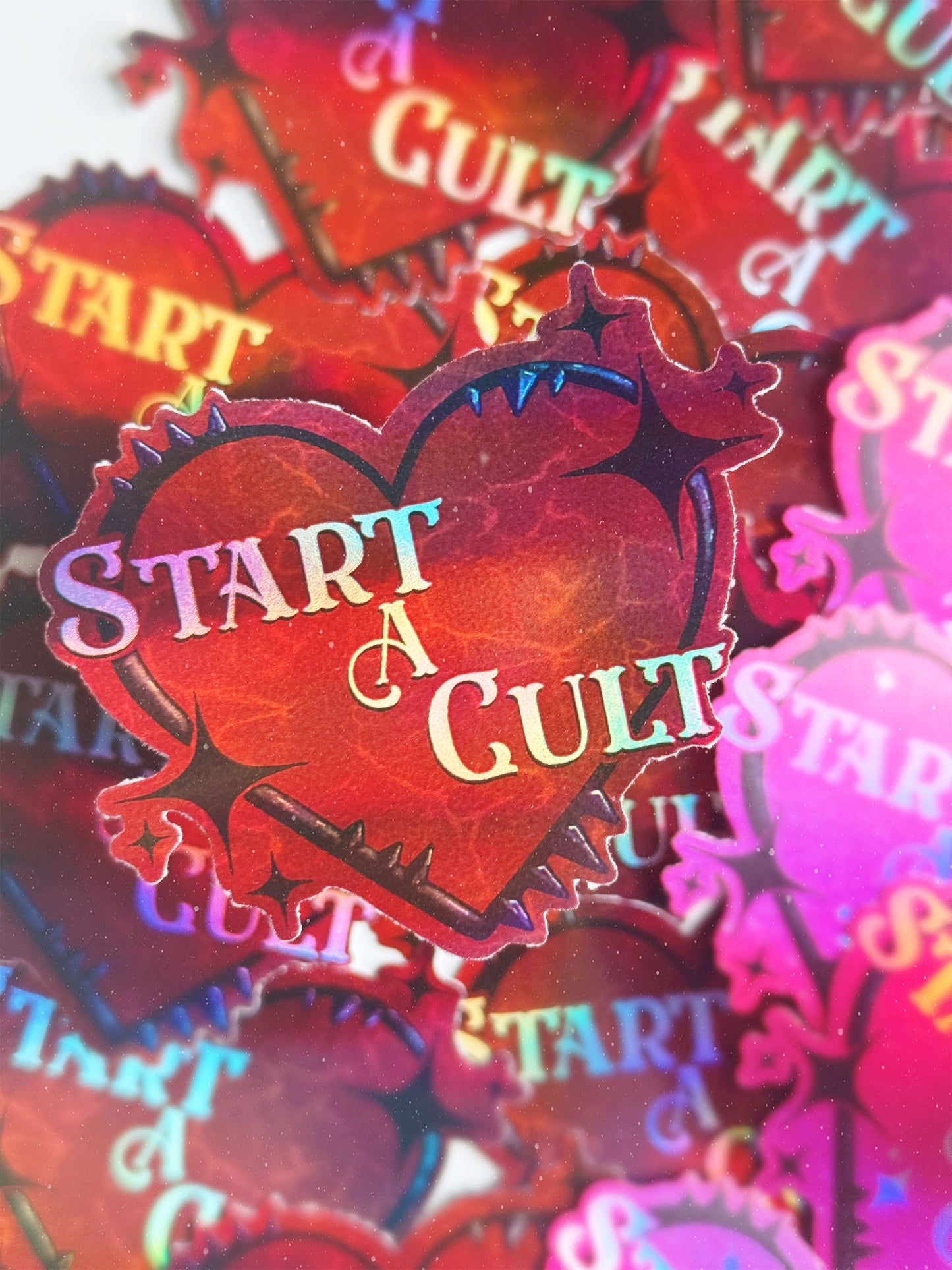 Start a Cult Vinyl Sticker