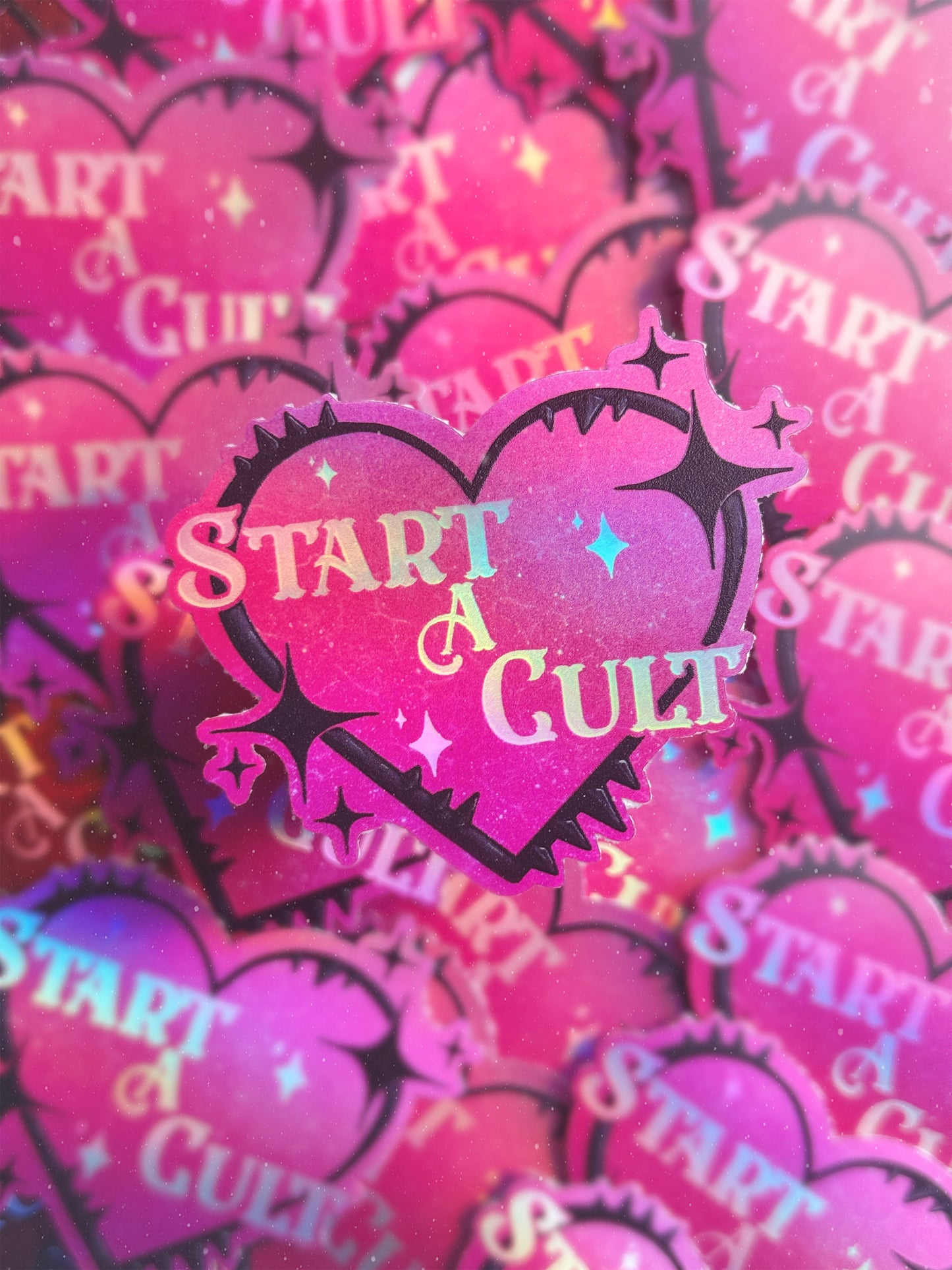 Start a Cult Vinyl Sticker