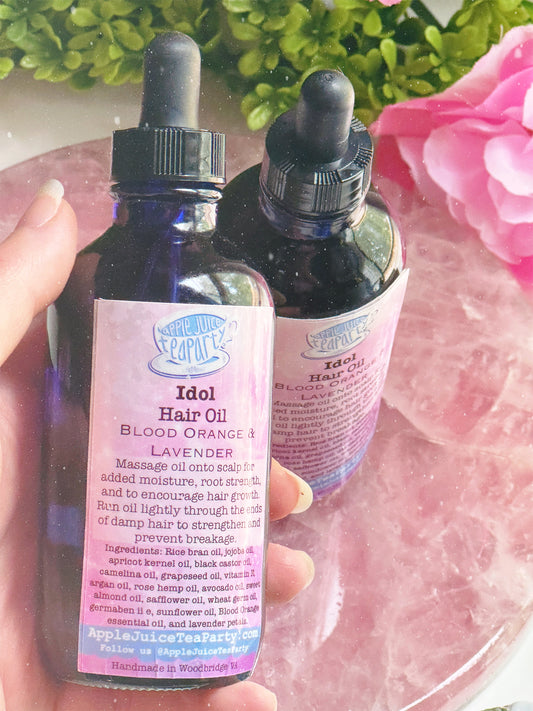 “Idol” Hair Oil - Blood Orange and Lavender