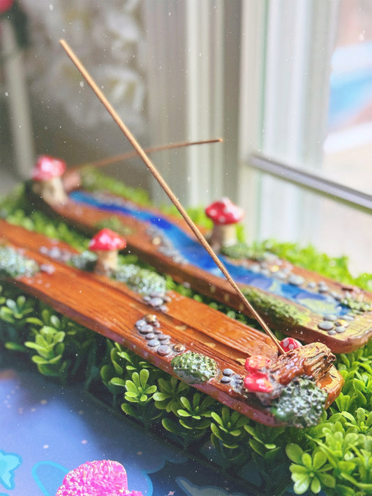 Ceramic Forest Incense Burner