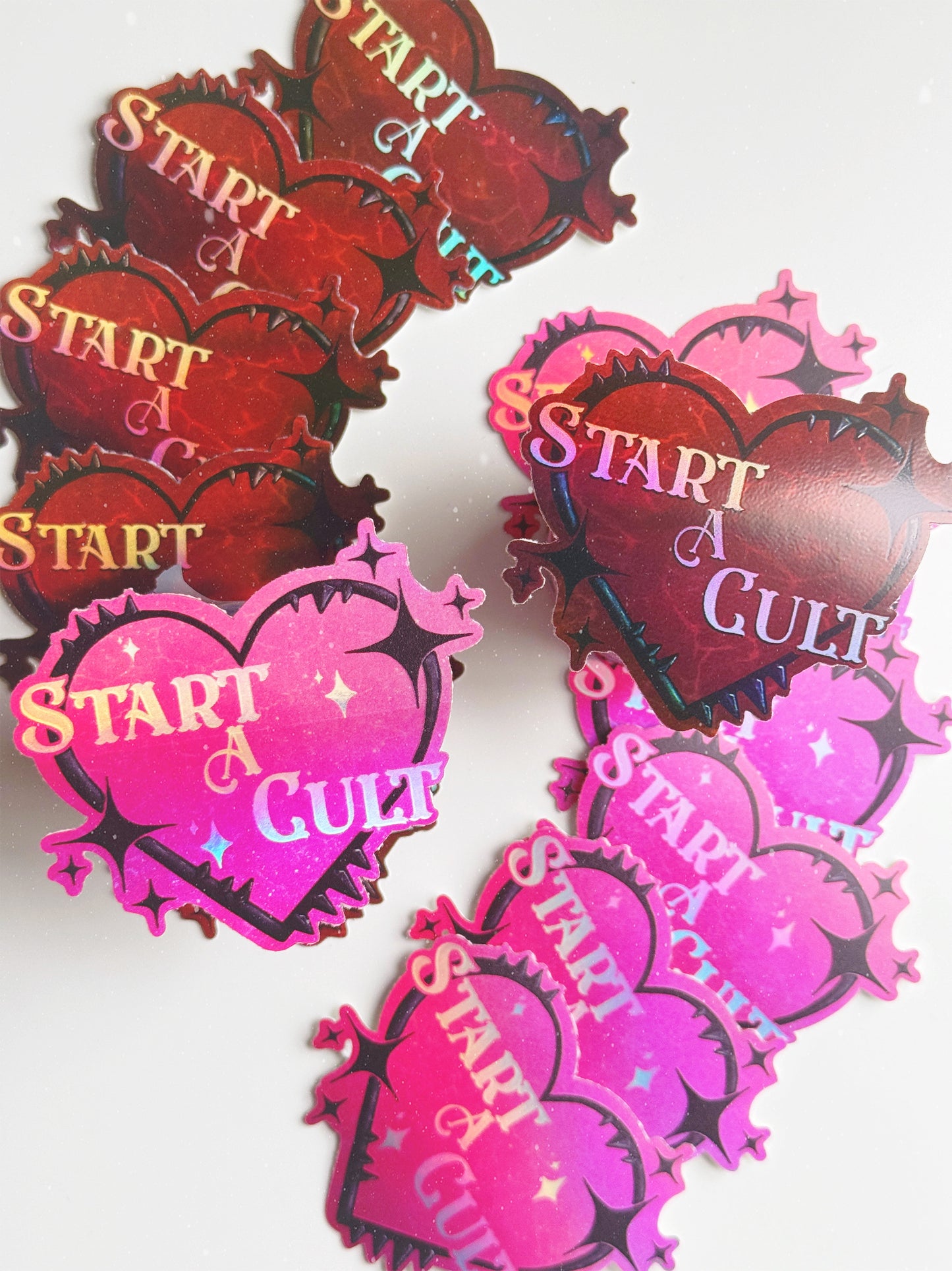 Start a Cult Vinyl Sticker