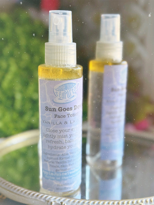 "Sun Goes Down" Vanilla & Lavender Face Toner