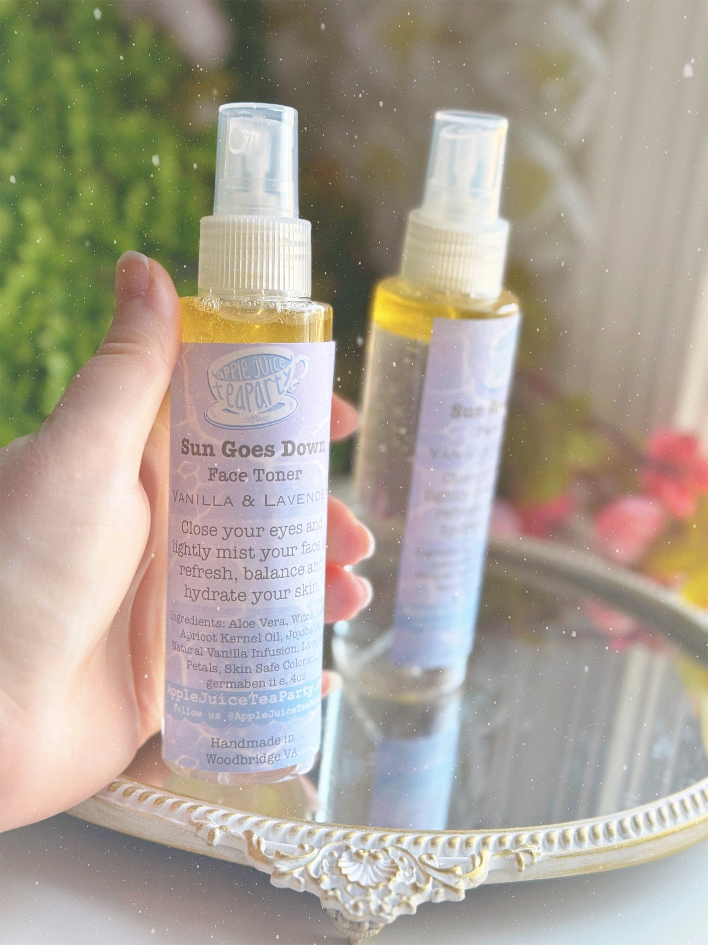 "Sun Goes Down" Vanilla & Lavender Face Toner