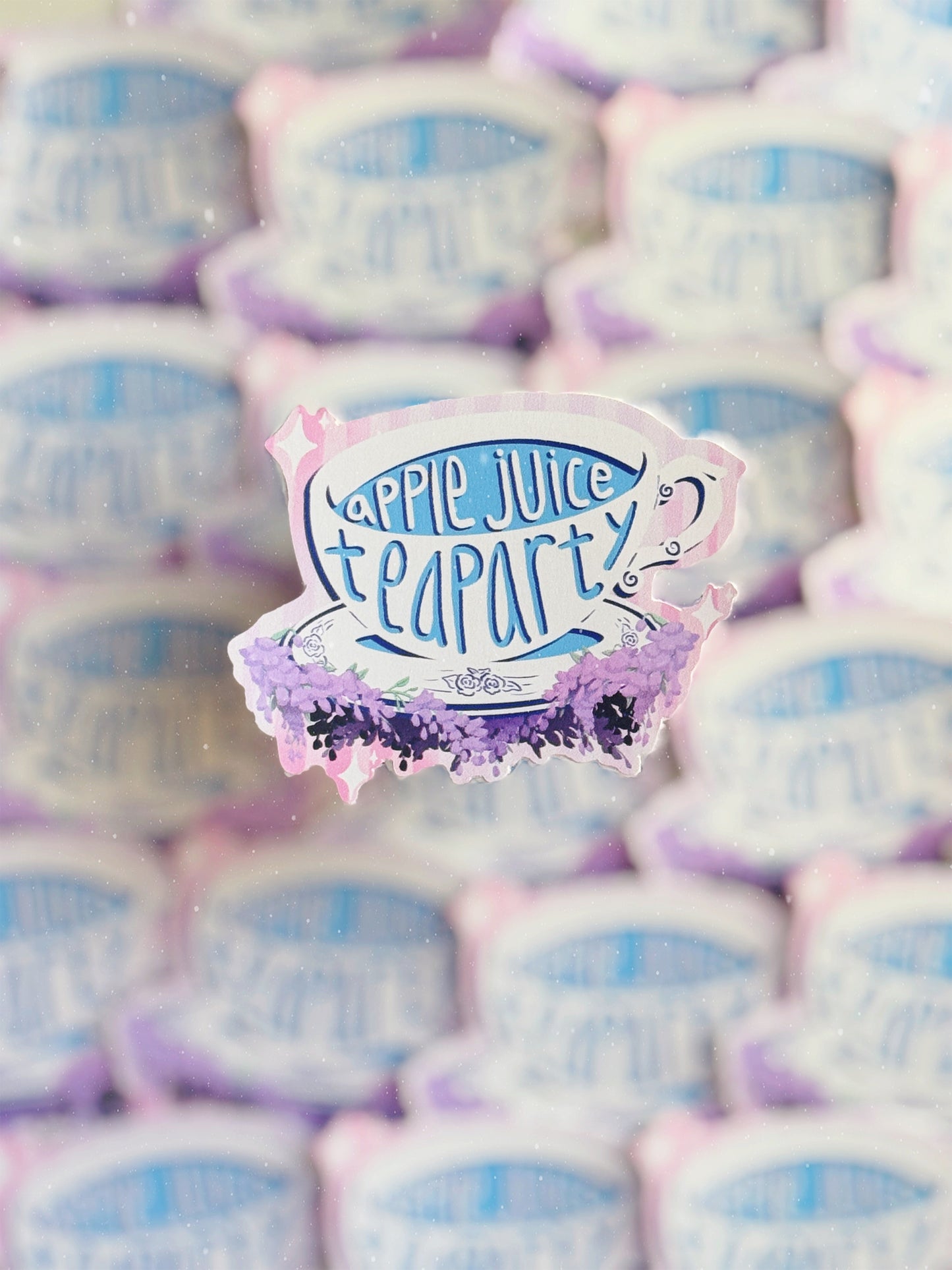 AppleJuice TeaParty Vinyl Sticker