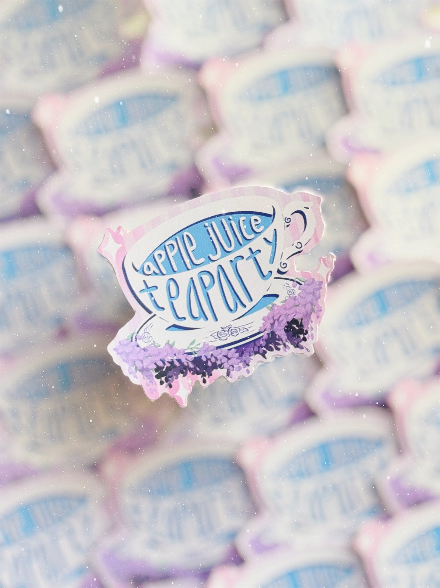 AppleJuice TeaParty Vinyl Sticker
