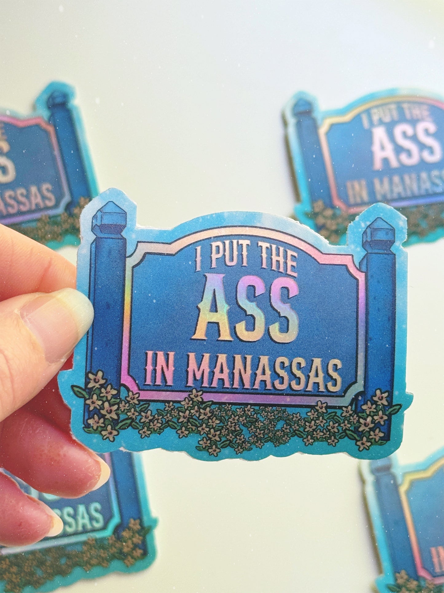 ManASSas Vinyl Sticker