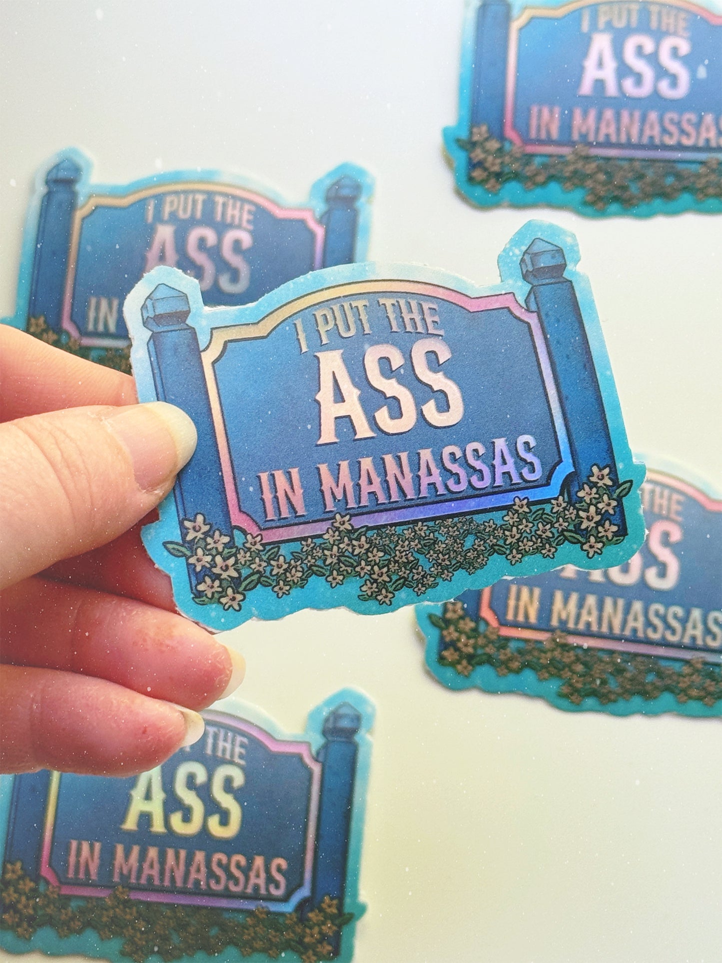 ManASSas Vinyl Sticker
