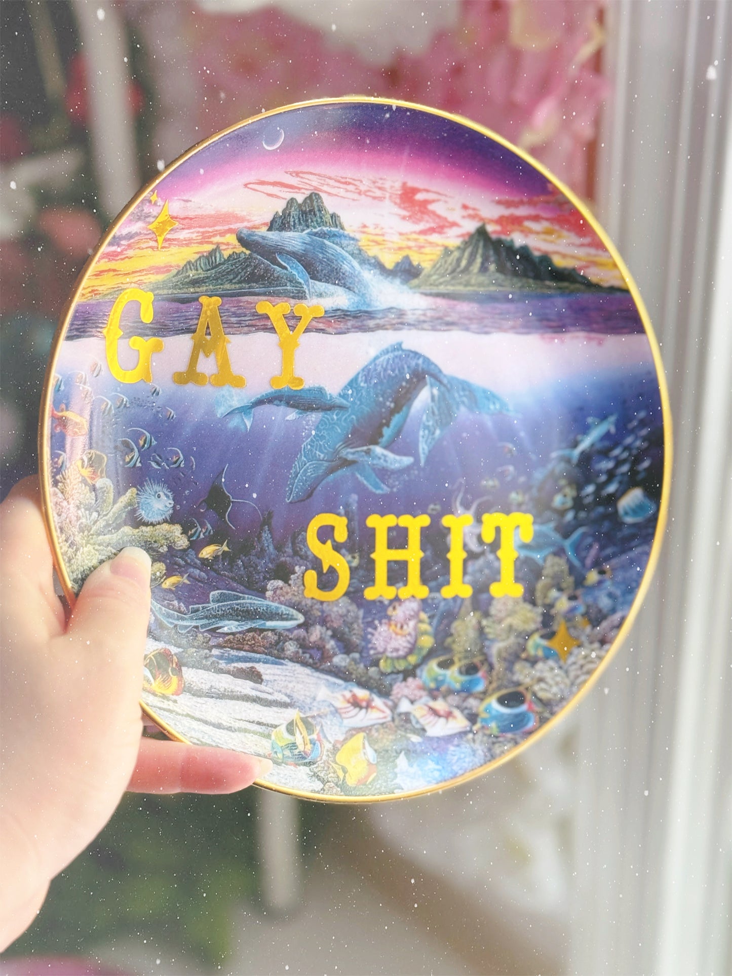 Gay Shit - Dirty Dish - Wall Decor