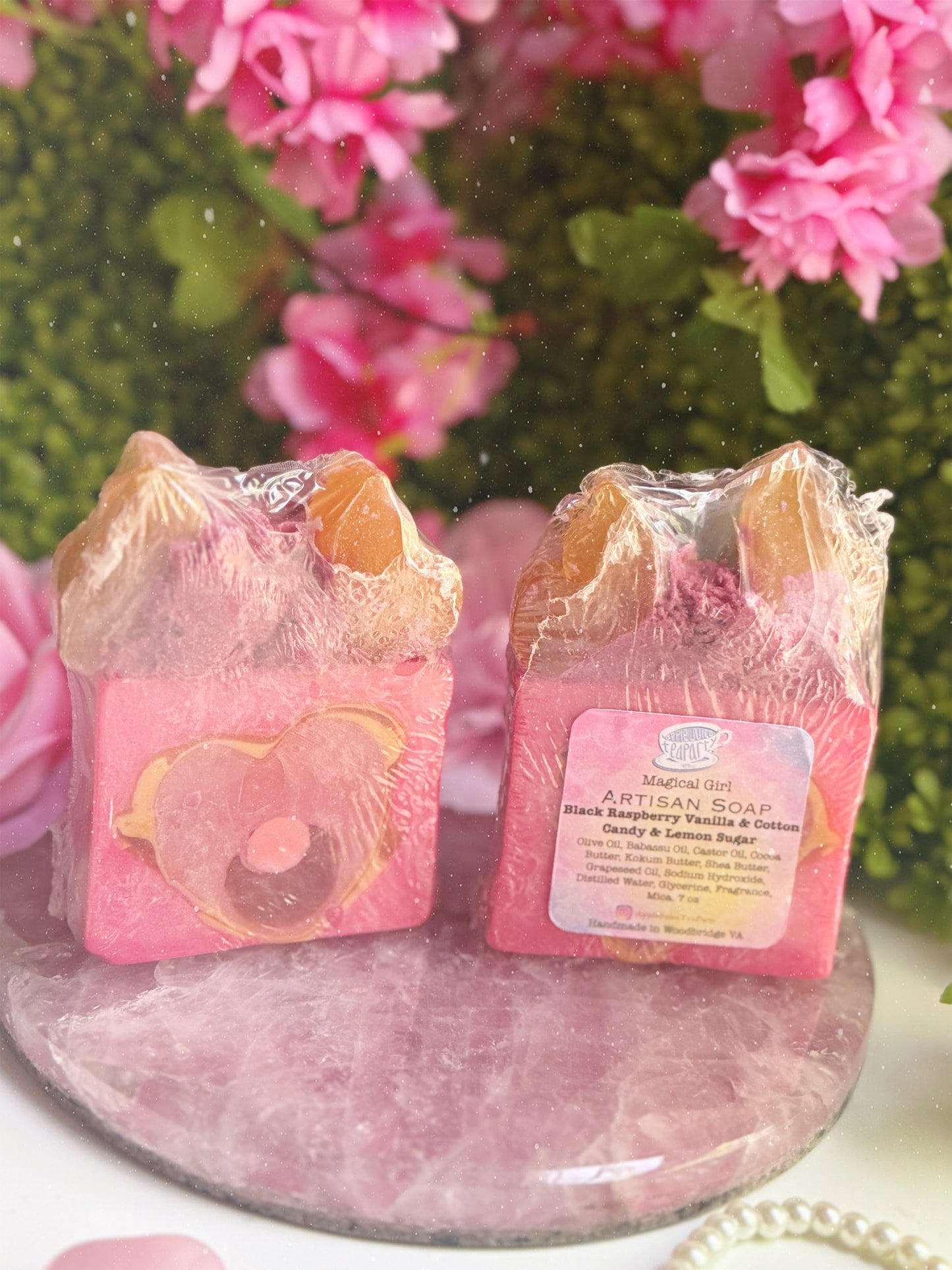 "Magical Girl" - Black Raspberry Vanilla & cotton Candy Lemon Suagr Babassu Soap