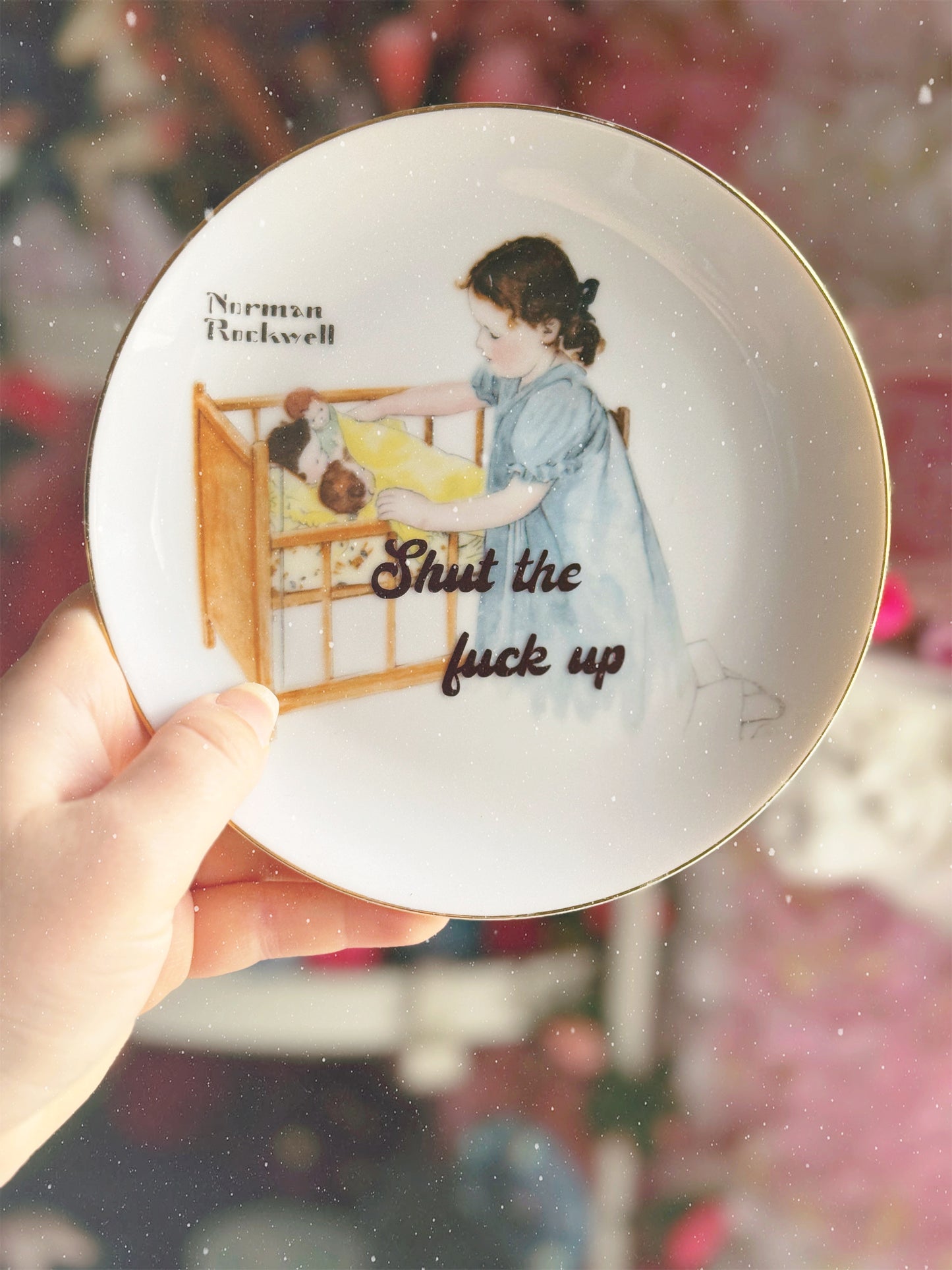 Shut The Fuck Up - Dirty Dish - Wall Decor