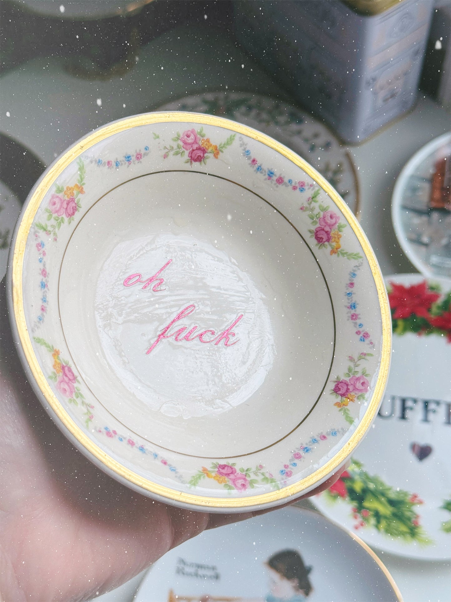 Oh Fuck - Dirty Dish - Trinket Tray