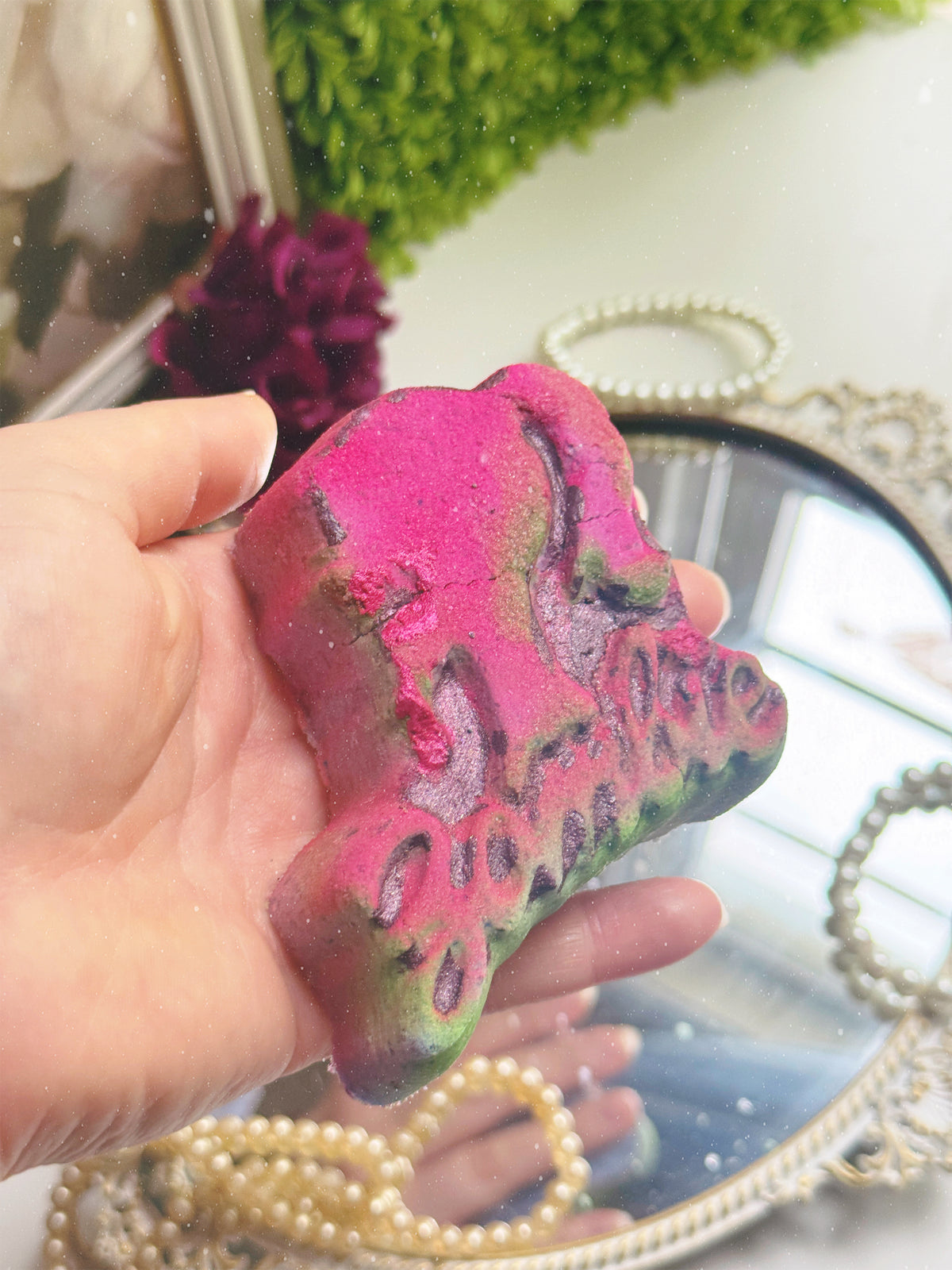 “Ever Think About Dying" Lavender Driftwood Bath Bomb