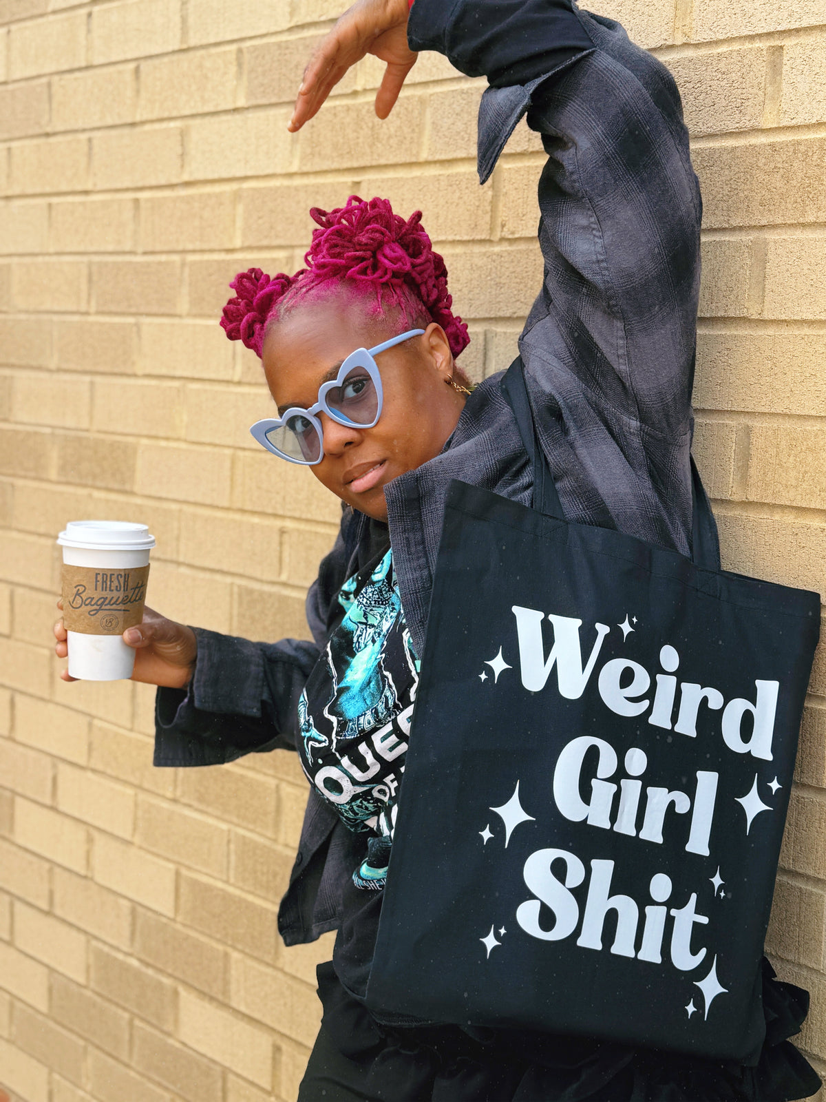 Weird Girl Shit Tote Bag
