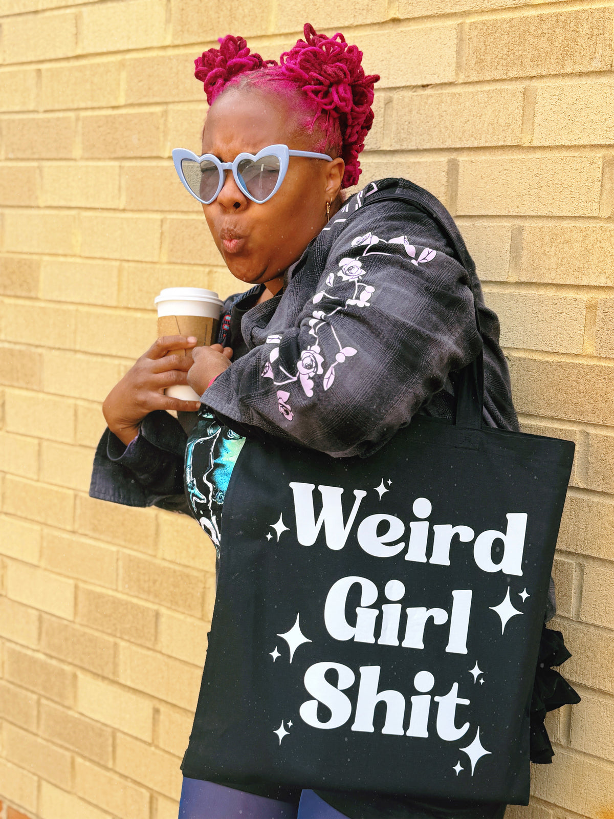 Weird Girl Shit Tote Bag