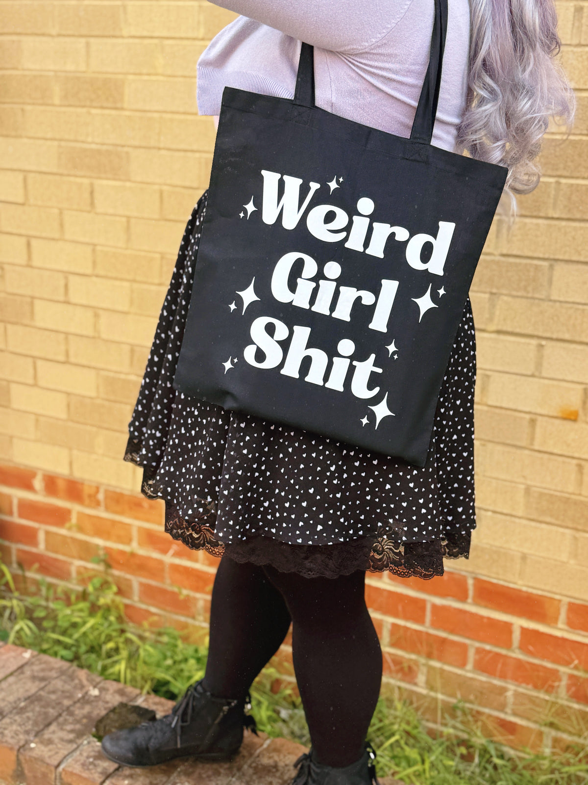 Weird Girl Shit Tote Bag