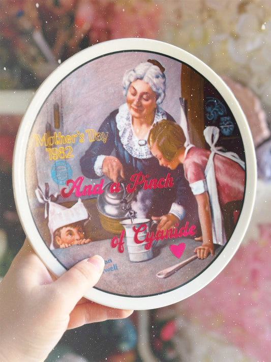 And a Pinch of Cyanide - Dirty Dish - Wall Decor