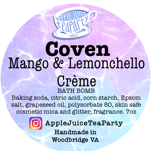 “Coven" Mango & Lemonchello Creme Bath Bomb