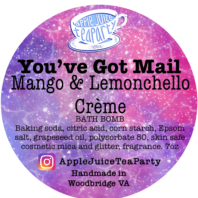 “You've Got Mail" Mango & Lemonchello Creme Bath Bomb